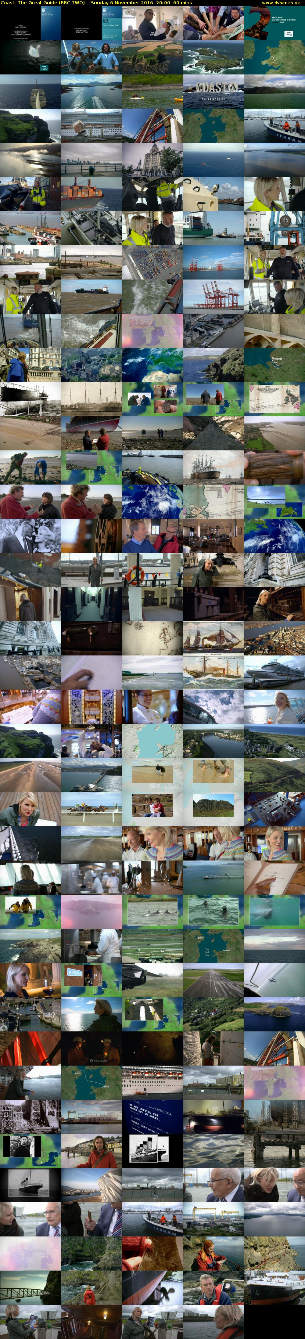 Coast: The Great Guide (BBC TWO) Sunday 6 November 2016 20:00 - 21:00