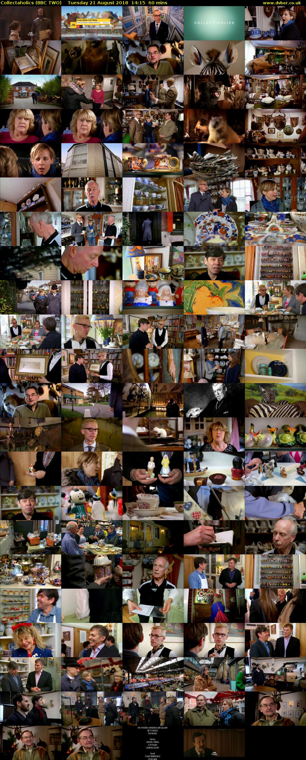 Collectaholics (BBC TWO) Tuesday 21 August 2018 14:15 - 15:15