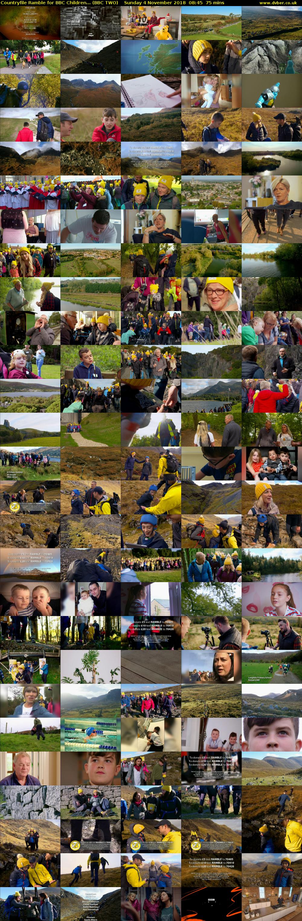 Countryfile Ramble for BBC Children... (BBC TWO) Sunday 4 November 2018 08:45 - 10:00