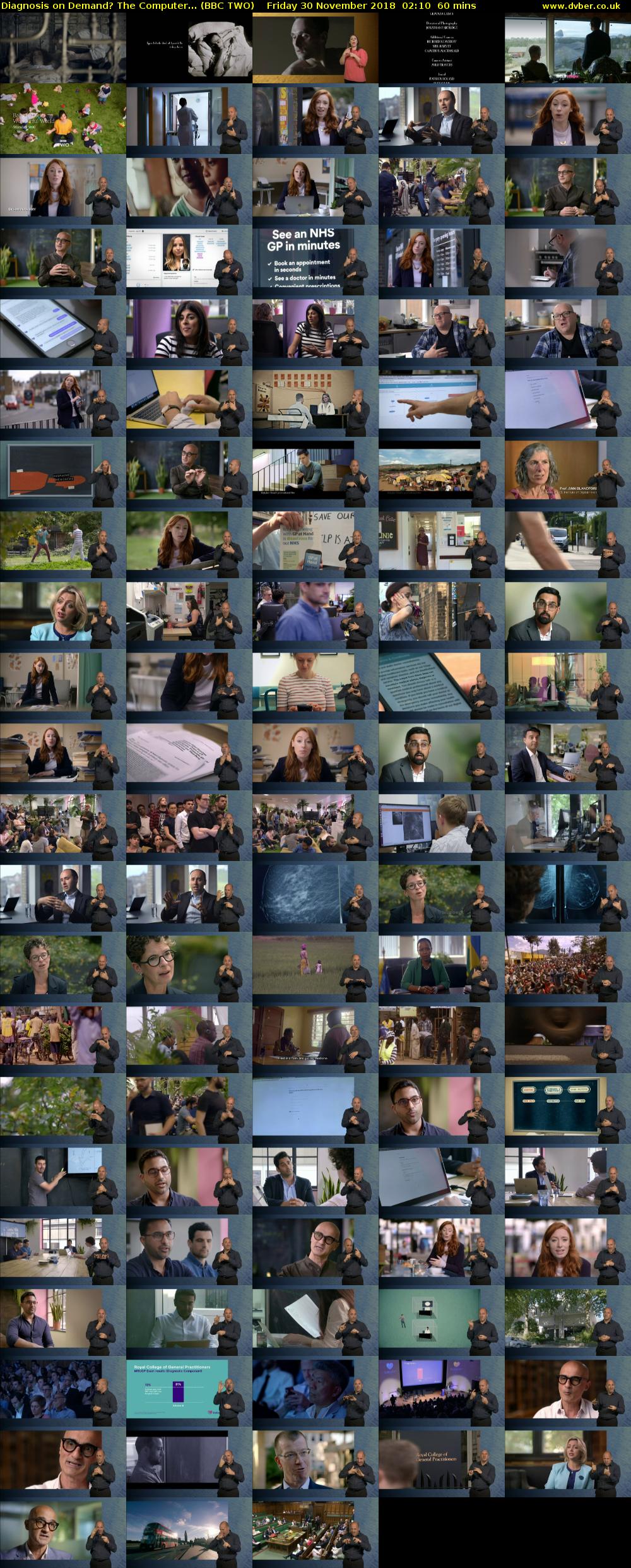 Diagnosis on Demand? The Computer... (BBC TWO) Friday 30 November 2018 02:10 - 03:10