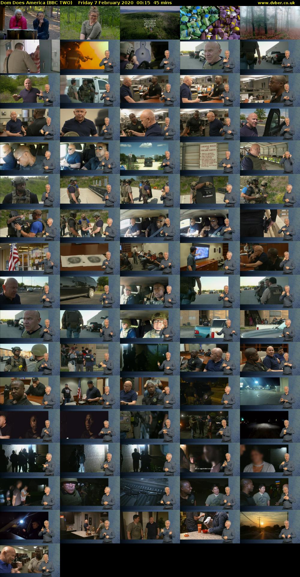 Dom Does America (BBC TWO) Friday 7 February 2020 00:15 - 01:00