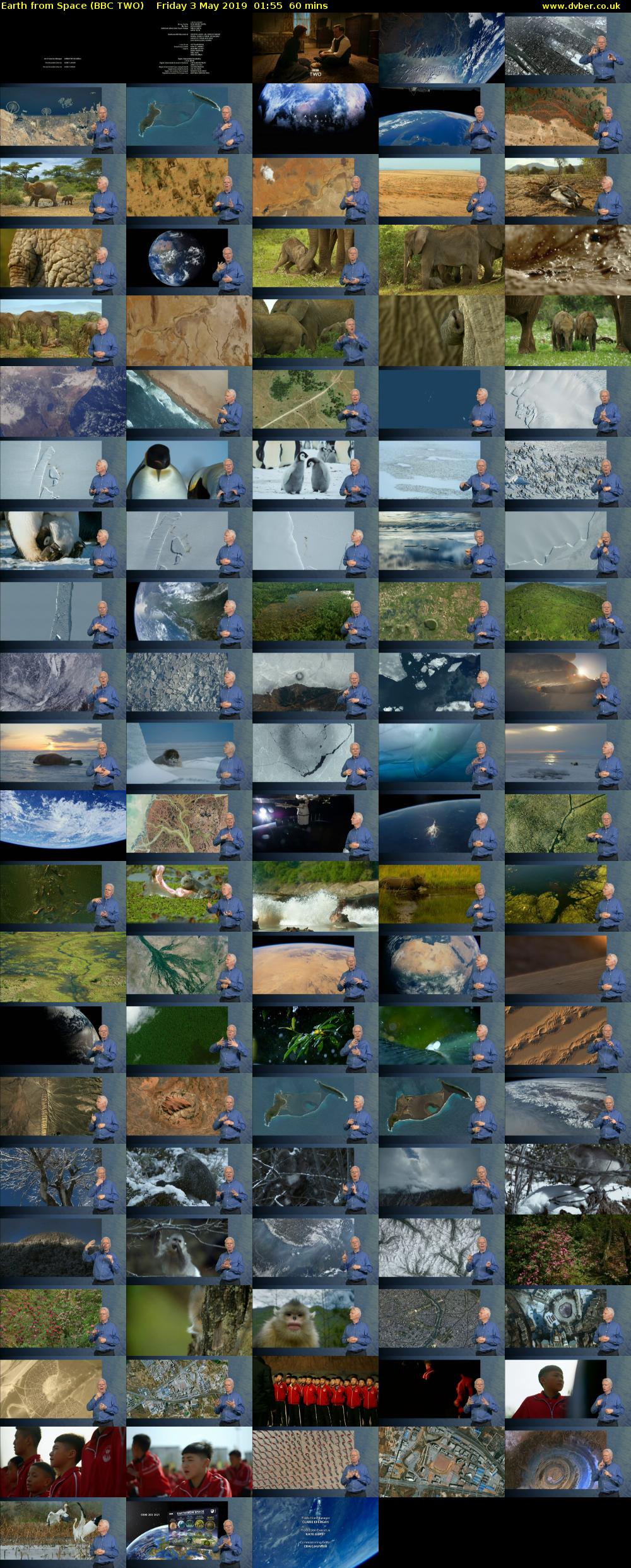 Earth from Space (BBC TWO) Friday 3 May 2019 01:55 - 02:55