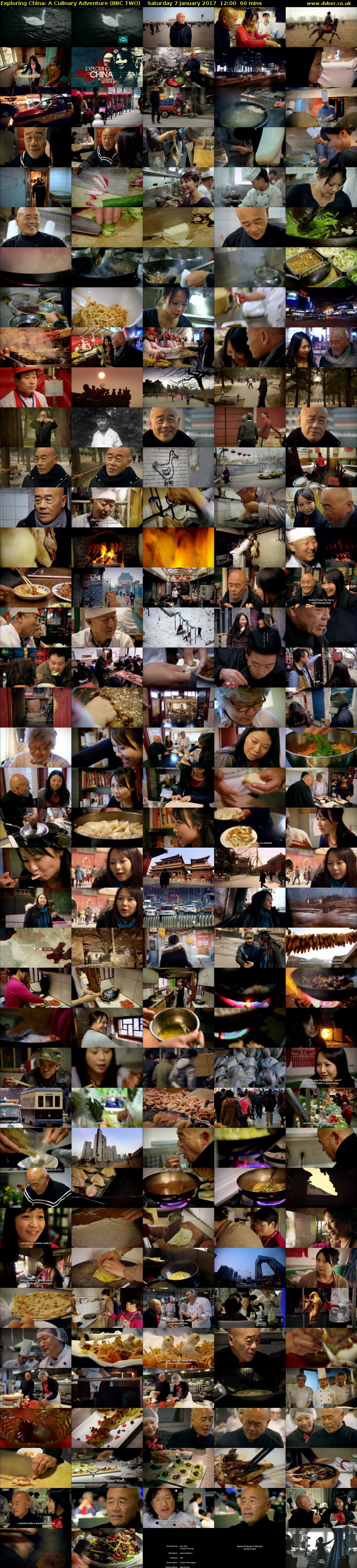 Exploring China: A Culinary Adventure (BBC TWO) Saturday 7 January 2017 12:00 - 13:00