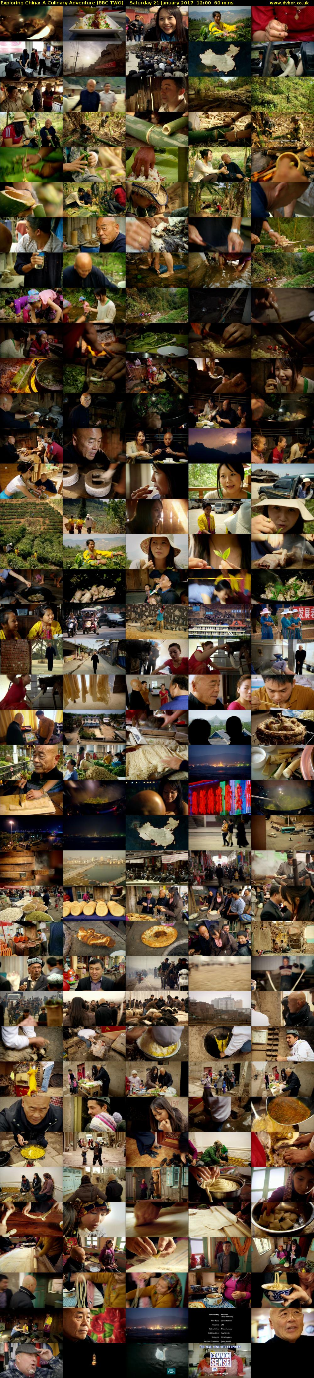 Exploring China: A Culinary Adventure (BBC TWO) Saturday 21 January 2017 12:00 - 13:00
