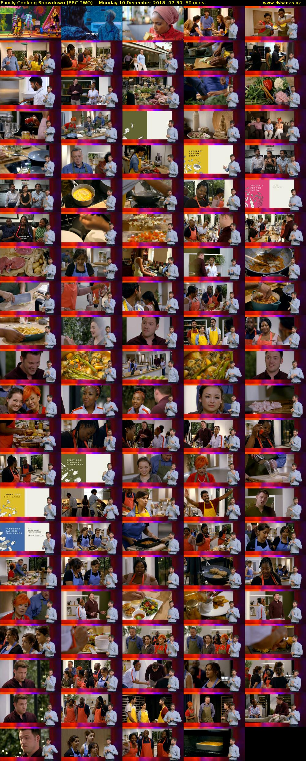 Family Cooking Showdown (BBC TWO) Monday 10 December 2018 07:30 - 08:30