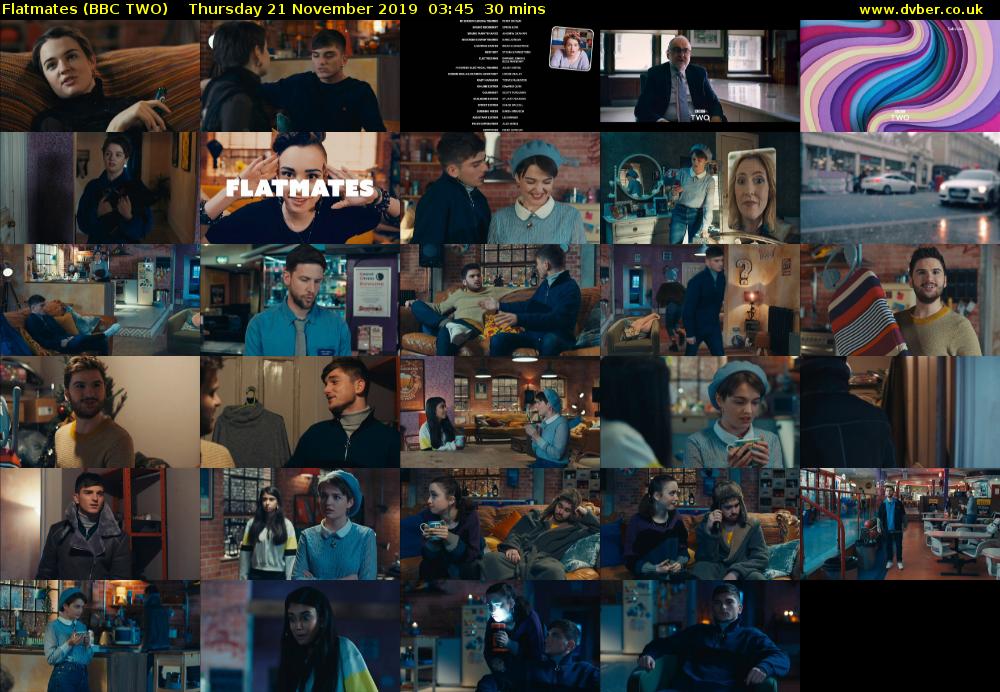 Flatmates (BBC TWO) Thursday 21 November 2019 03:45 - 04:15