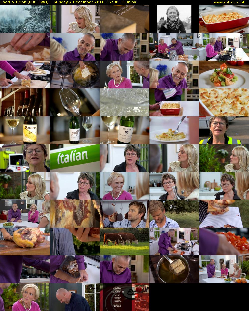 Food & Drink (BBC TWO) Sunday 2 December 2018 12:30 - 13:00