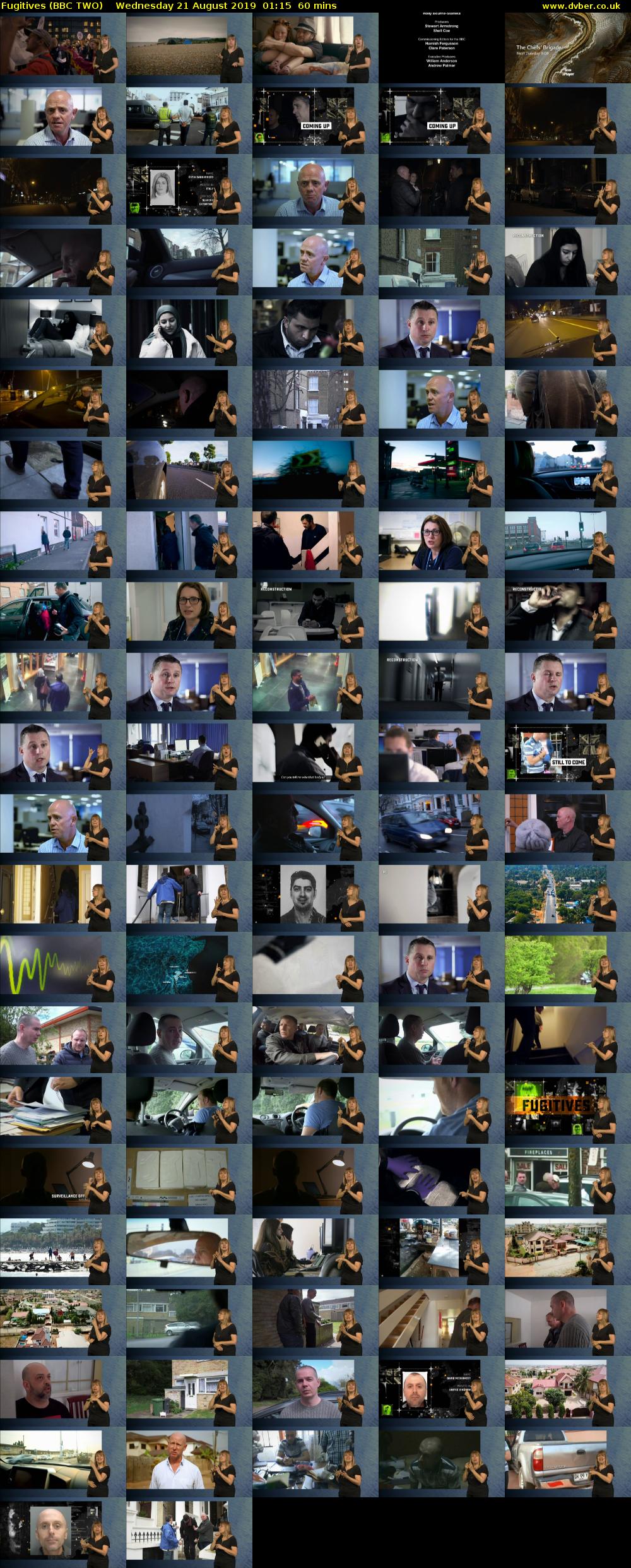 Fugitives (BBC TWO) Wednesday 21 August 2019 01:15 - 02:15