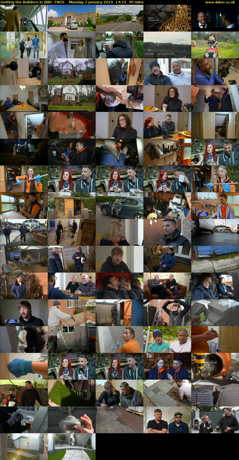 Getting the Builders In (BBC TWO) Monday 7 January 2019 14:15 - 15:00