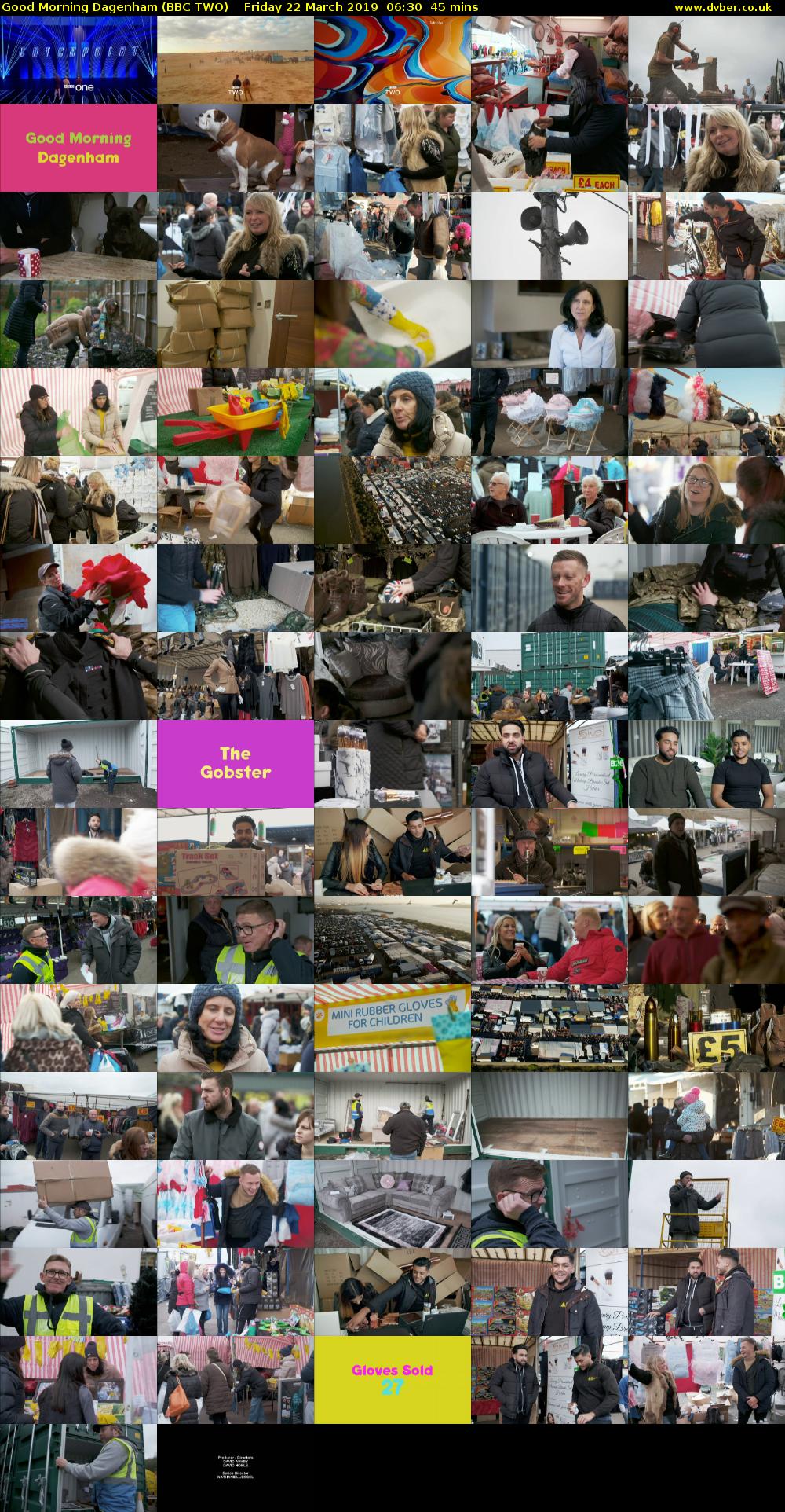 Good Morning Dagenham (BBC TWO) Friday 22 March 2019 06:30 - 07:15