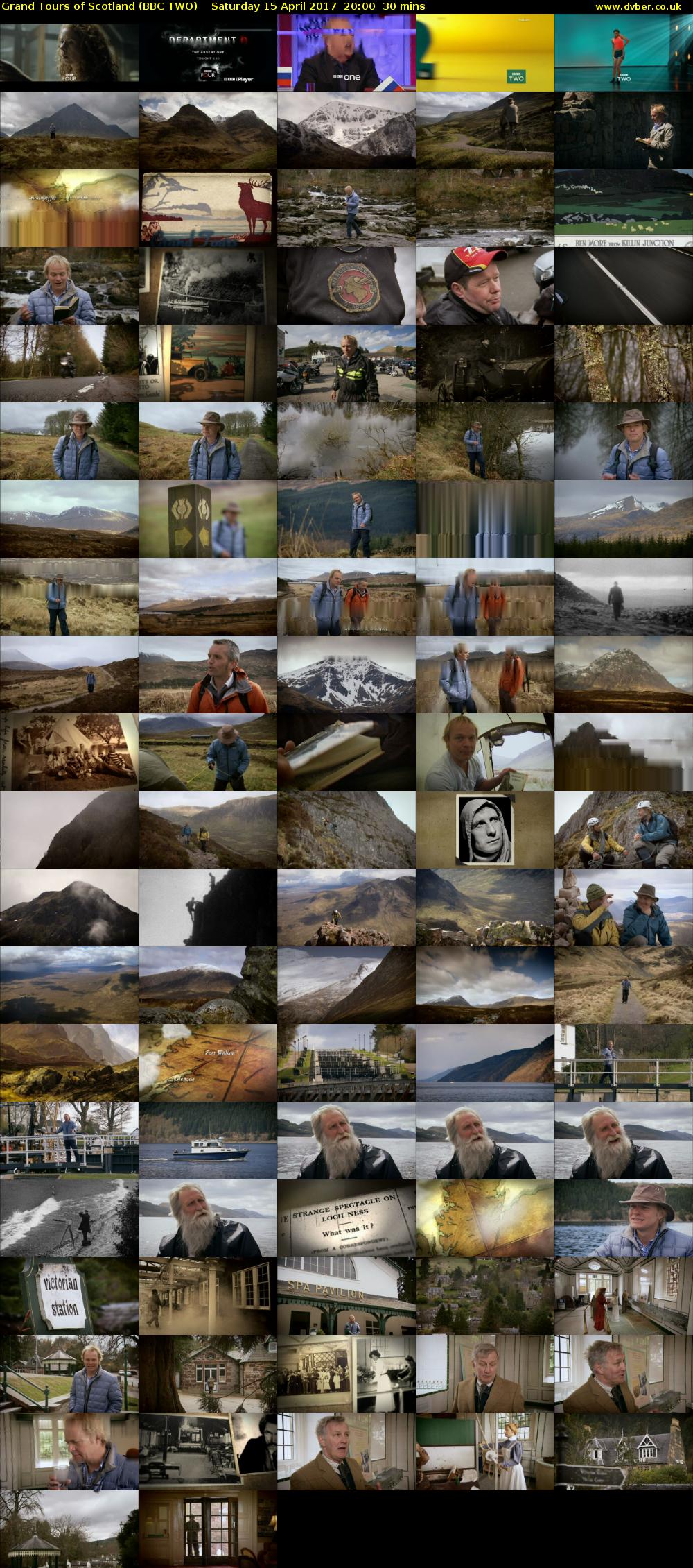 Grand Tours of Scotland (BBC TWO) Saturday 15 April 2017 20:00 - 20:30