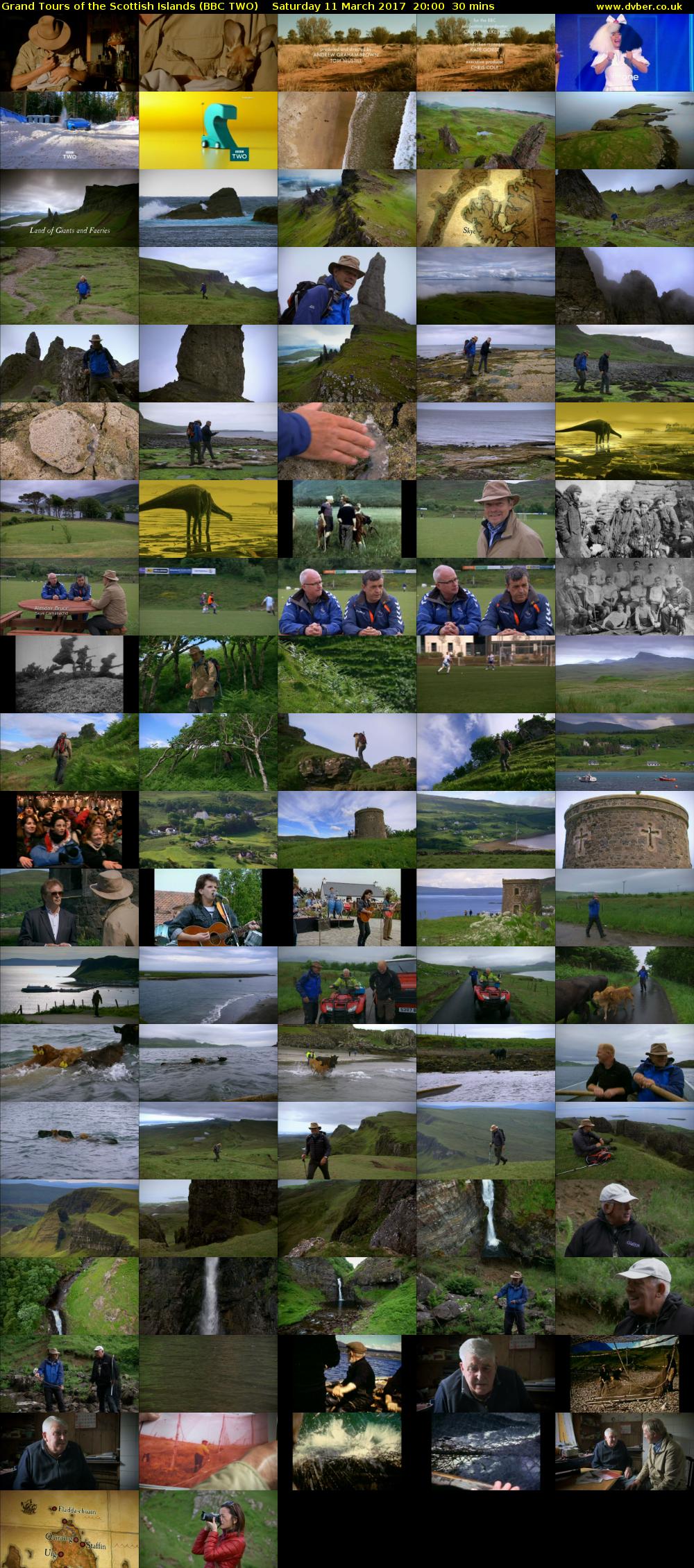 Grand Tours of the Scottish Islands (BBC TWO) Saturday 11 March 2017 20:00 - 20:30