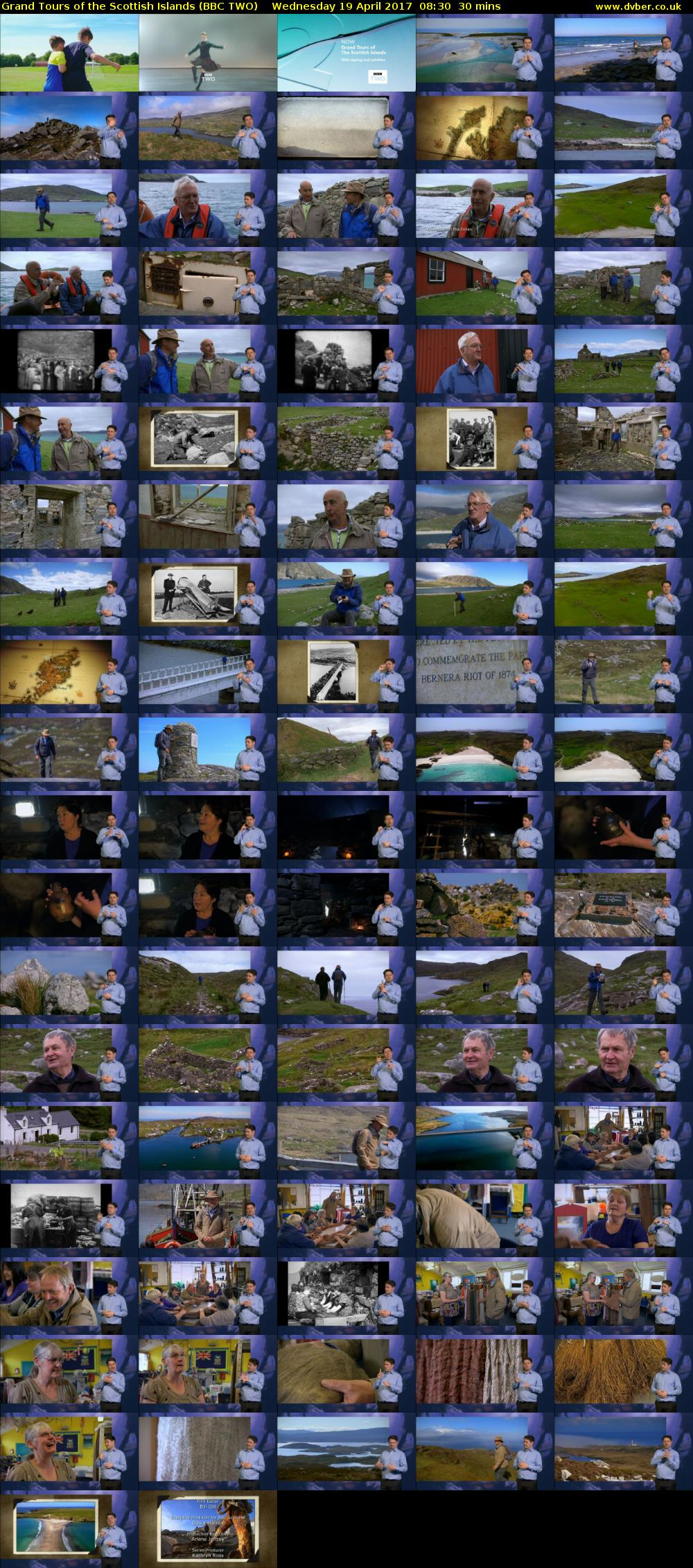 Grand Tours of the Scottish Islands (BBC TWO) Wednesday 19 April 2017 08:30 - 09:00