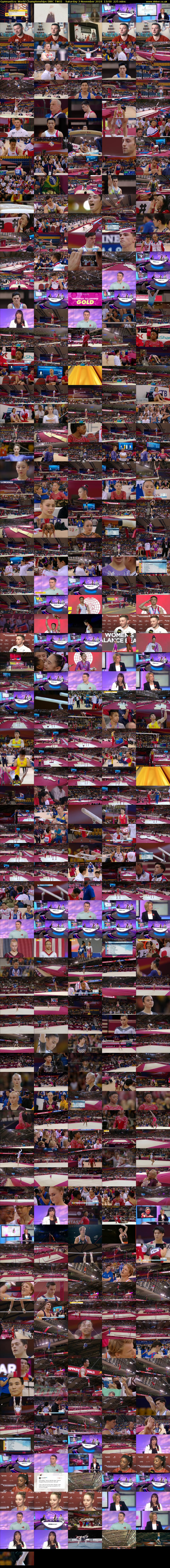 Gymnastics: World Championships (BBC TWO) Saturday 3 November 2018 13:00 - 16:45