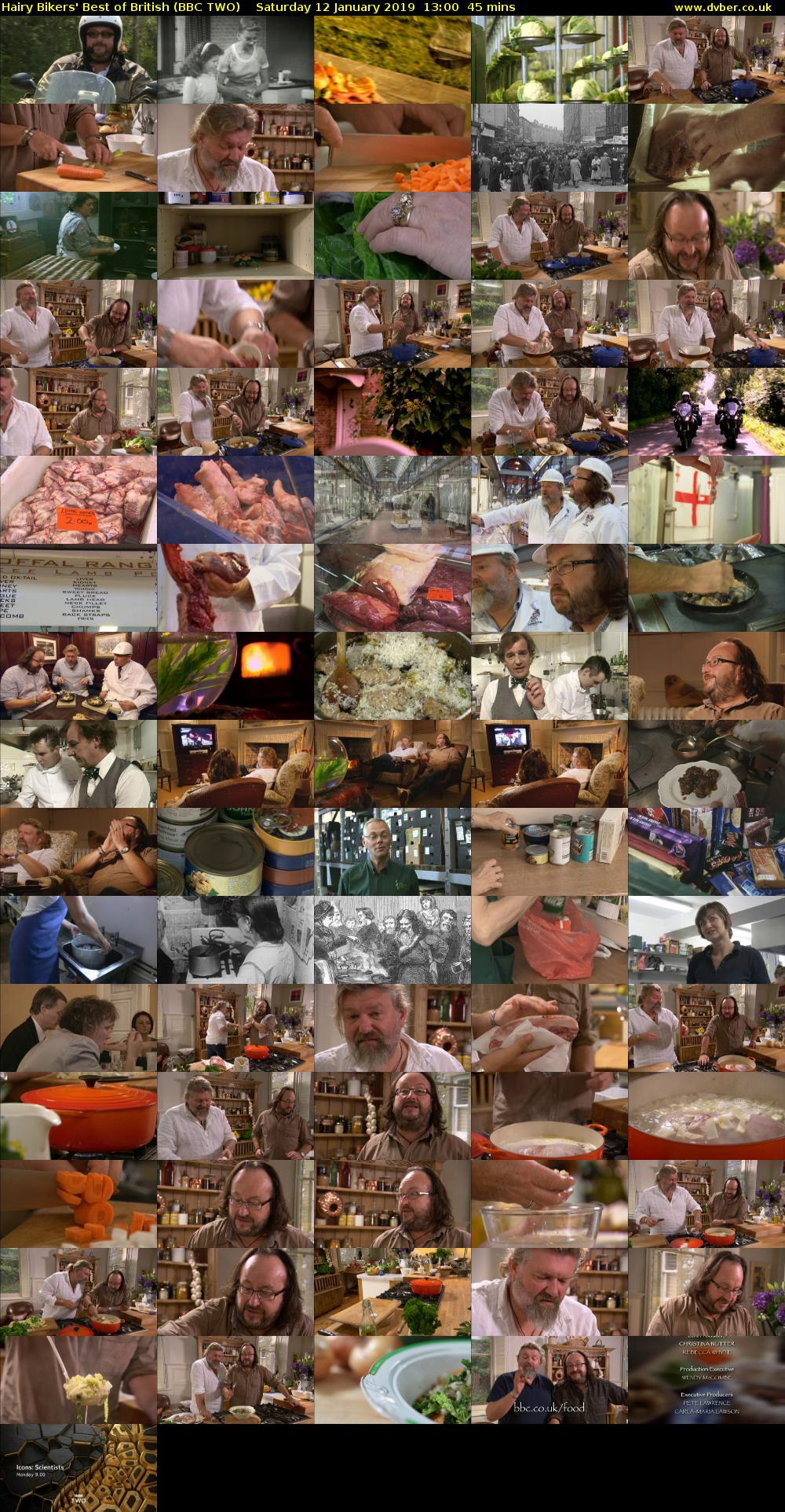 Hairy Bikers' Best of British (BBC TWO) Saturday 12 January 2019 13:00 - 13:45