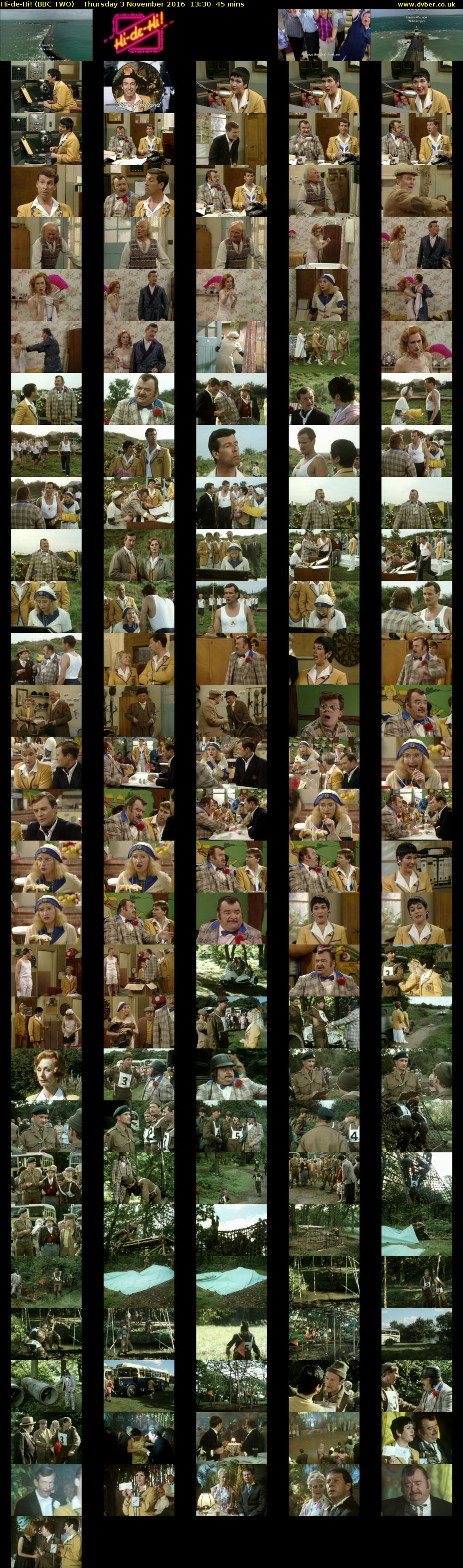 Hi-de-Hi! (BBC TWO) Thursday 3 November 2016 13:30 - 14:15