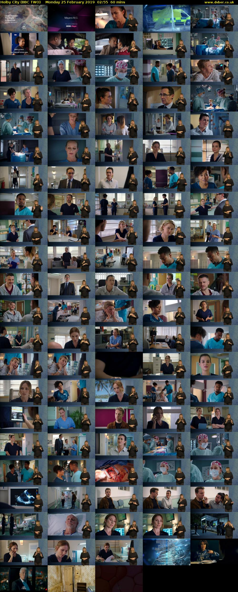 Holby City (BBC TWO) Monday 25 February 2019 02:55 - 03:55