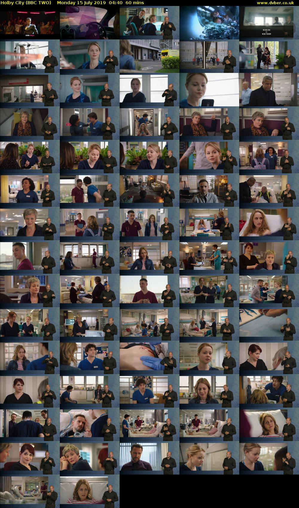 Holby City (BBC TWO) Monday 15 July 2019 04:40 - 05:40