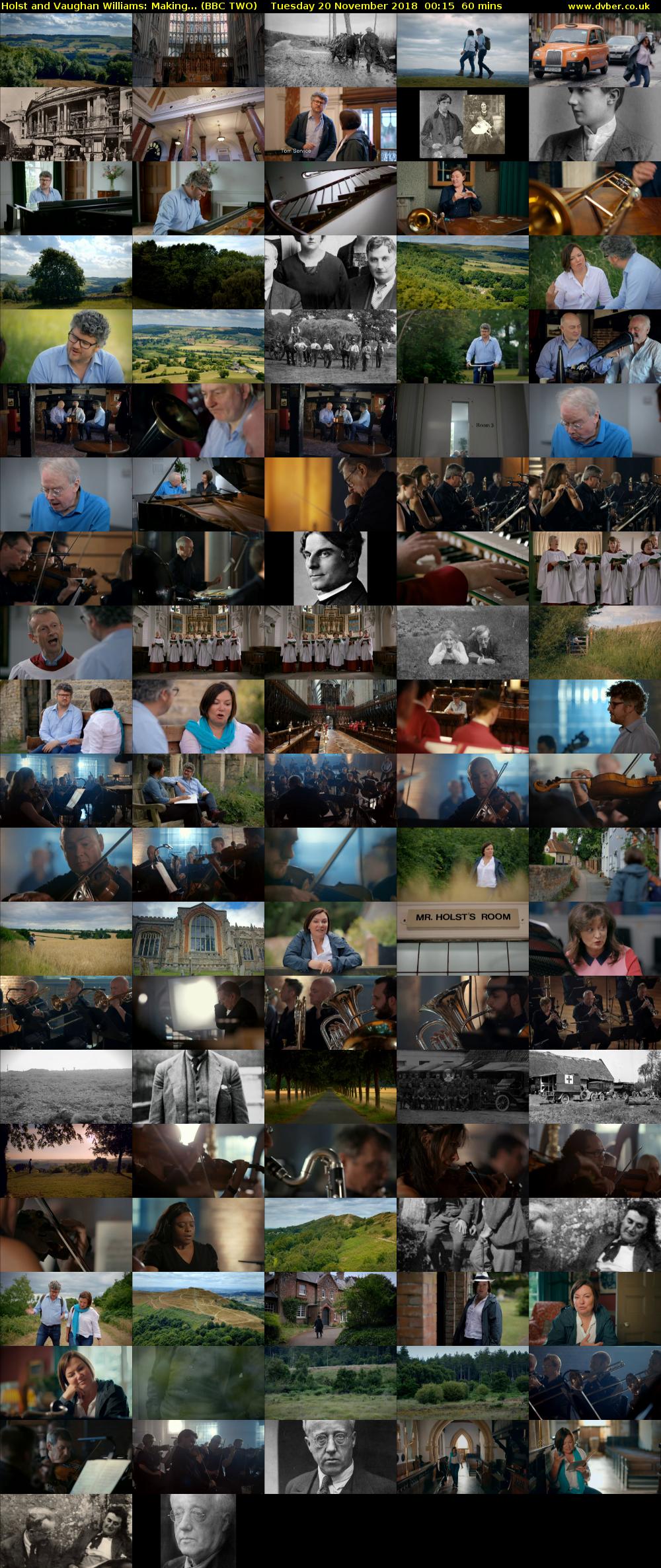 Holst and Vaughan Williams: Making... (BBC TWO) Tuesday 20 November 2018 00:15 - 01:15