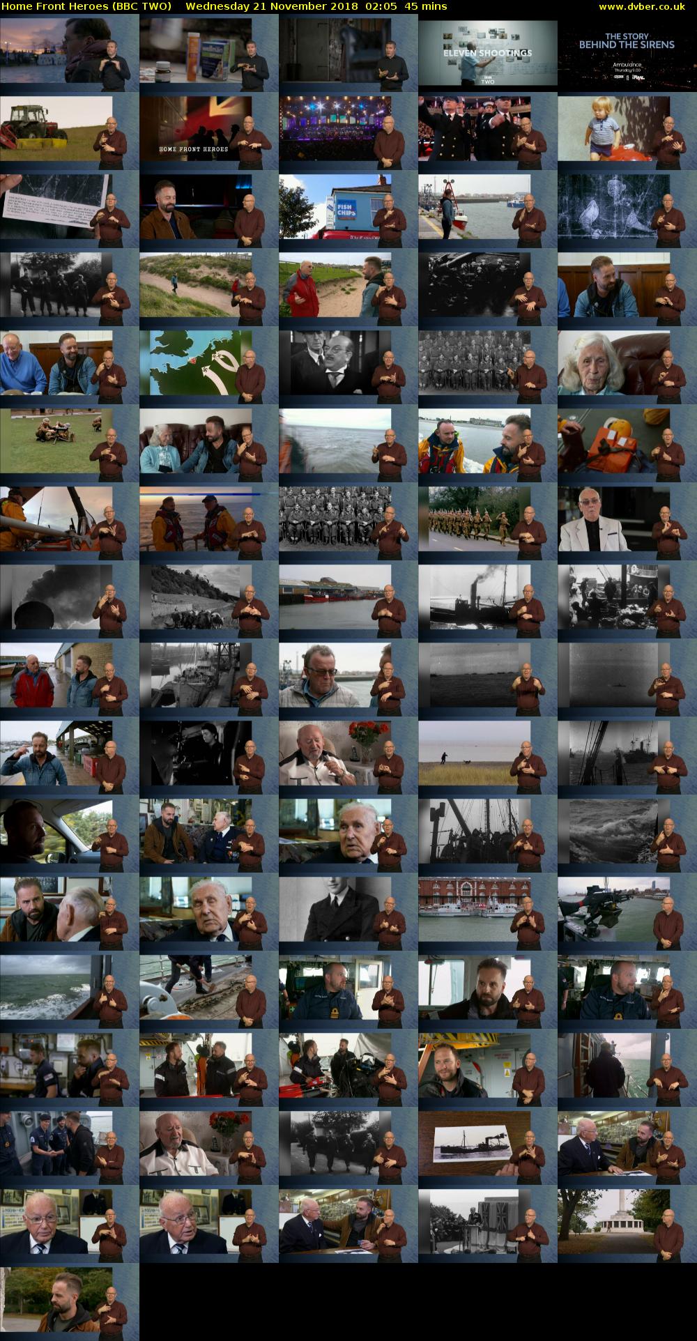 Home Front Heroes (BBC TWO) Wednesday 21 November 2018 02:05 - 02:50