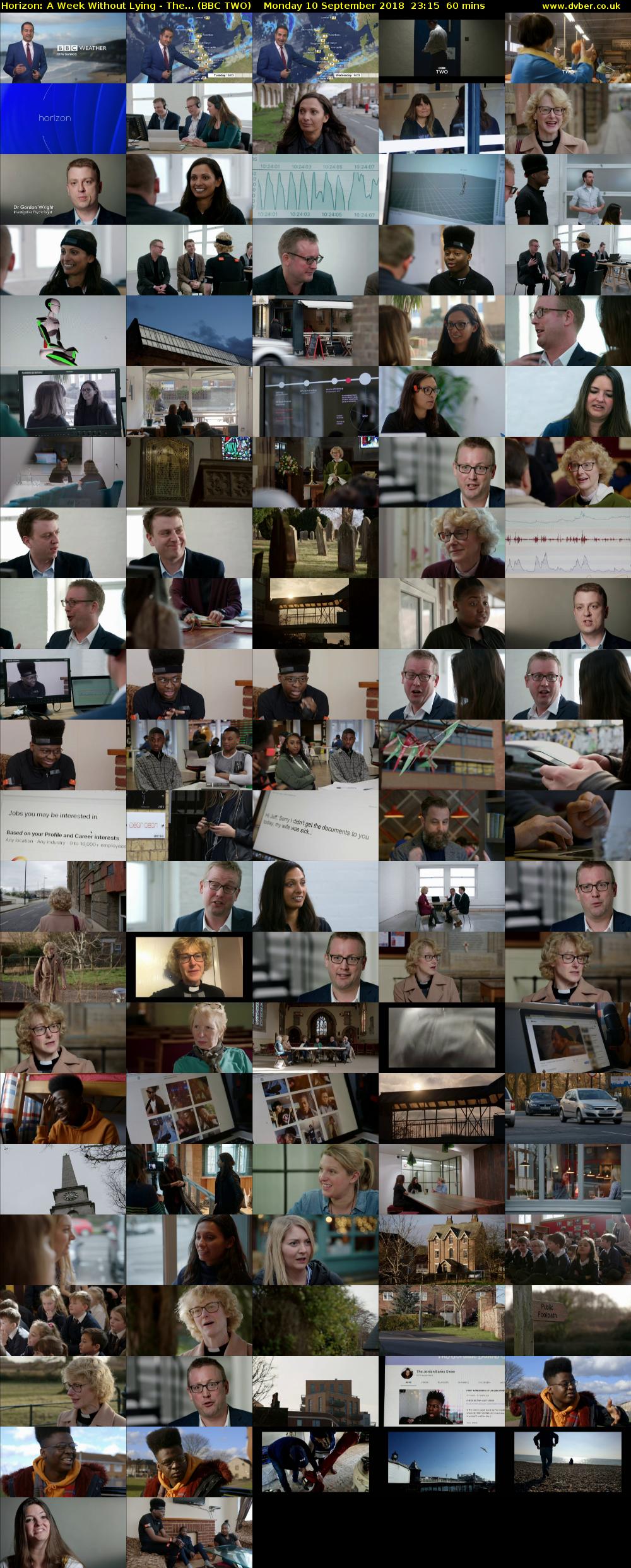 Horizon: A Week Without Lying - The... (BBC TWO) Monday 10 September 2018 23:15 - 00:15