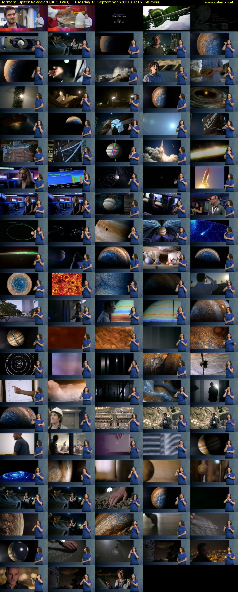 Horizon: Jupiter Revealed (BBC TWO) Tuesday 11 September 2018 01:15 - 02:15