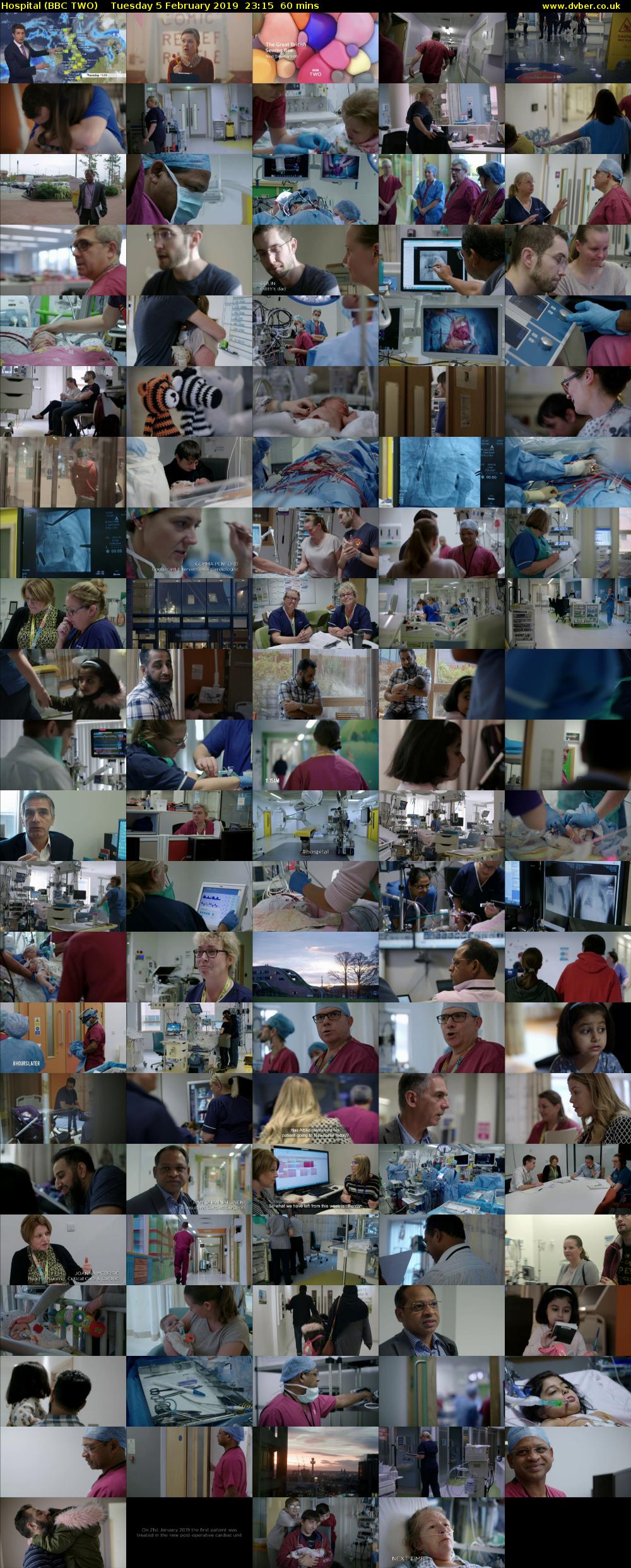 Hospital (BBC TWO) Tuesday 5 February 2019 23:15 - 00:15