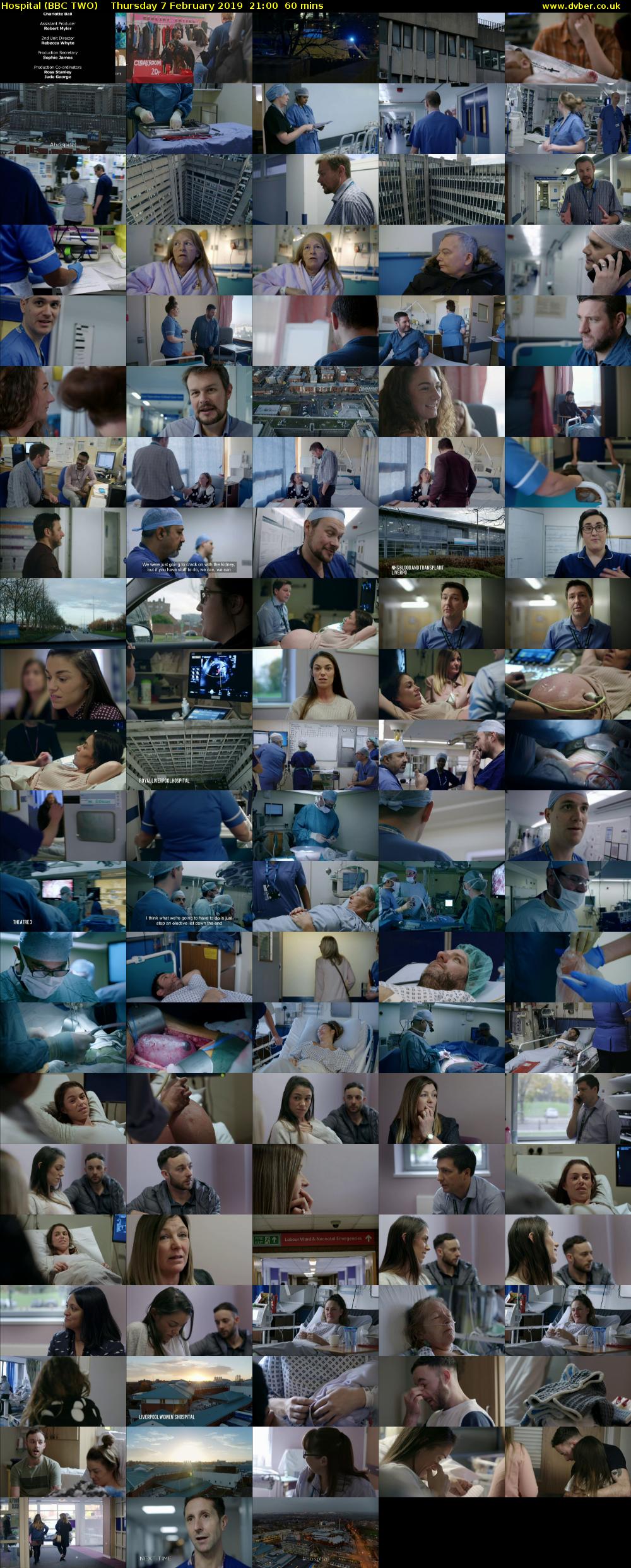 Hospital (BBC TWO) Thursday 7 February 2019 21:00 - 22:00