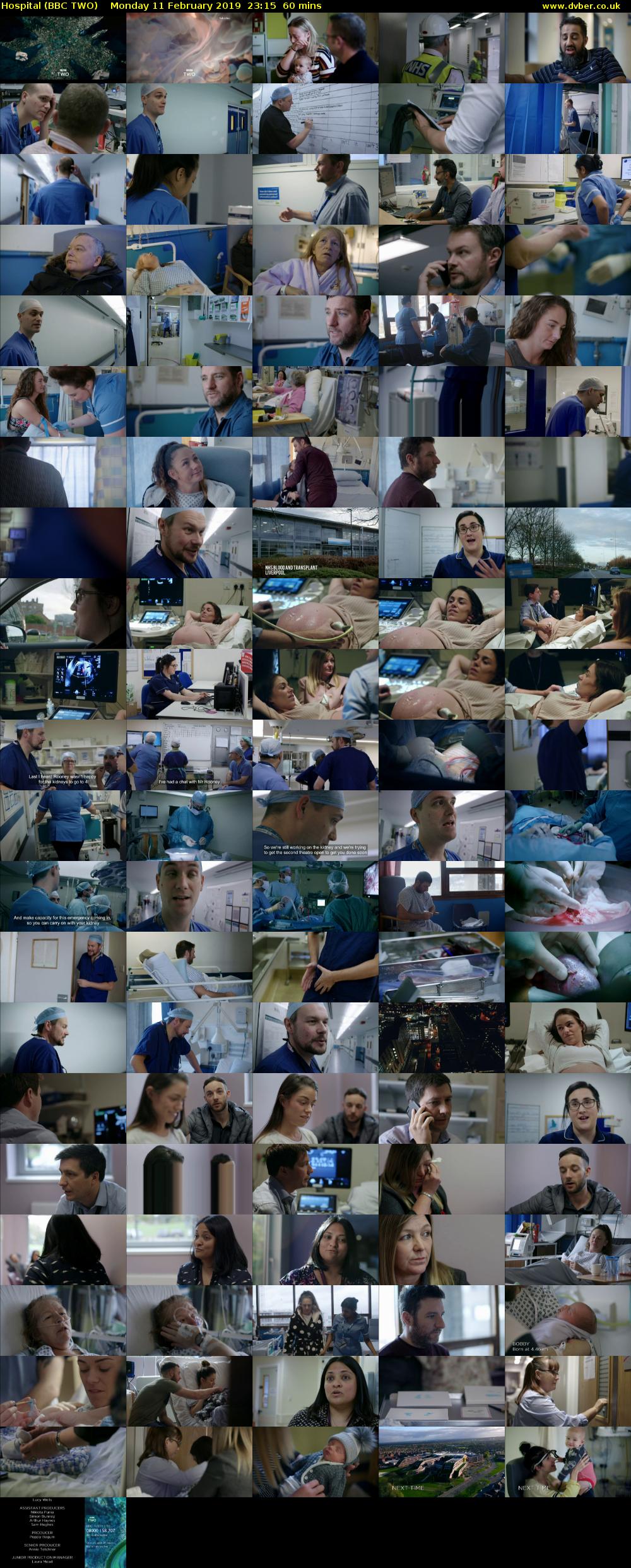 Hospital (BBC TWO) Monday 11 February 2019 23:15 - 00:15