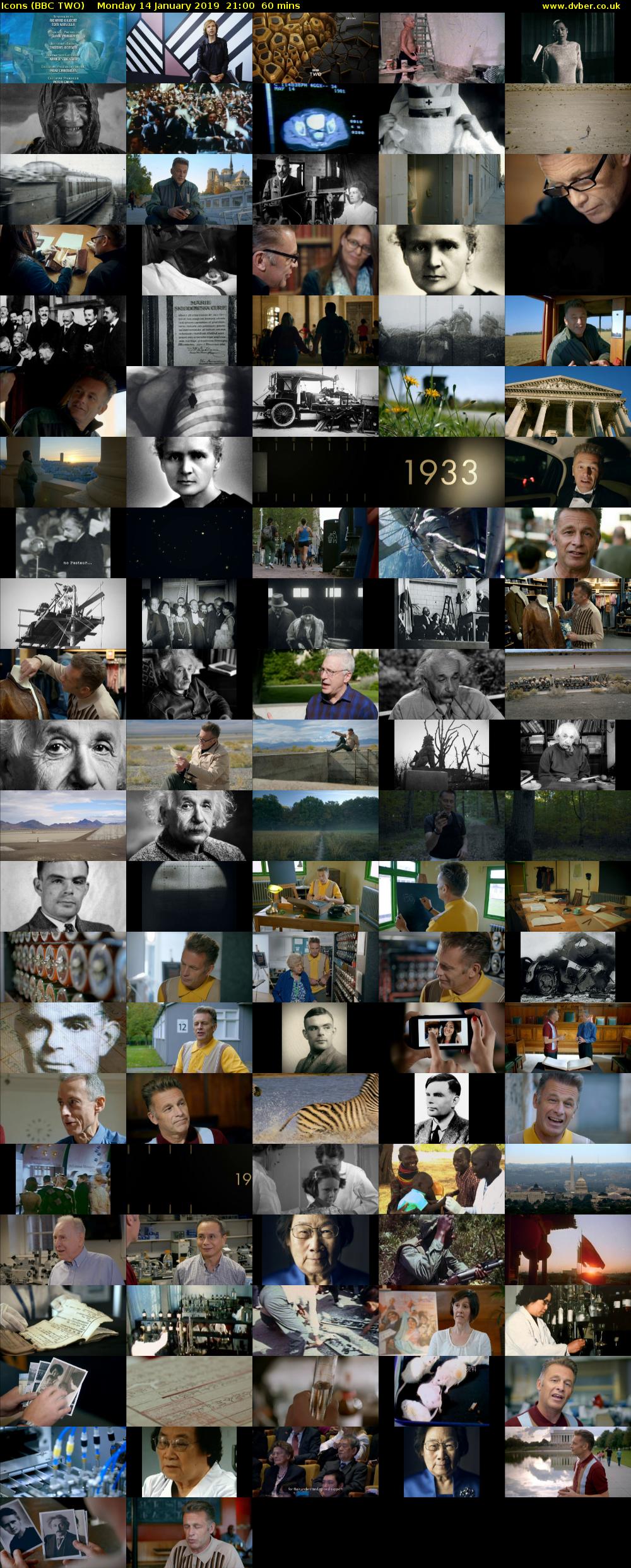 Icons (BBC TWO) Monday 14 January 2019 21:00 - 22:00