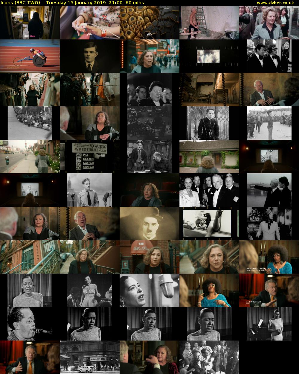 Icons (BBC TWO) Tuesday 15 January 2019 21:00 - 22:00