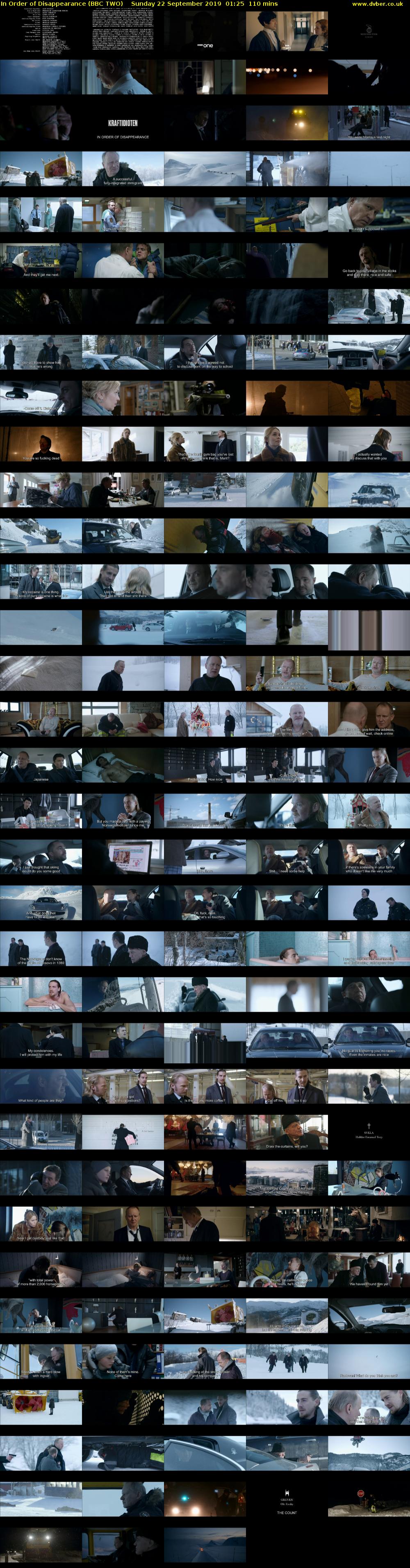 In Order of Disappearance (BBC TWO) Sunday 22 September 2019 01:25 - 03:15