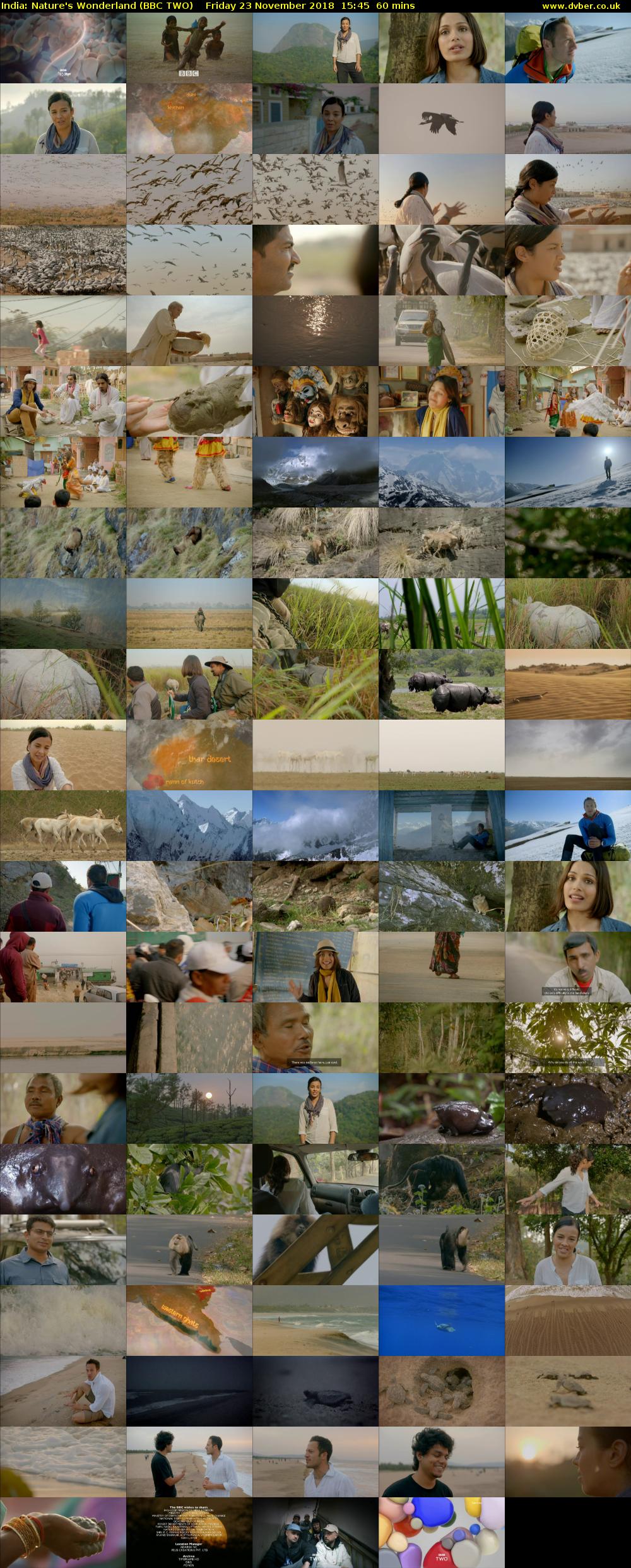 India: Nature's Wonderland (BBC TWO) Friday 23 November 2018 15:45 - 16:45