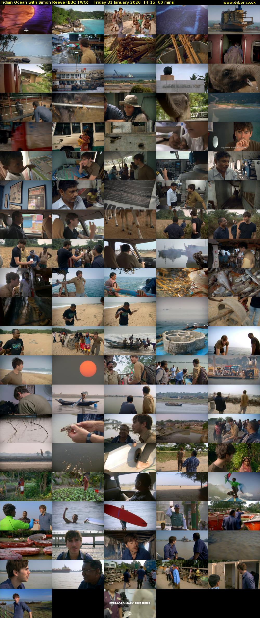 Indian Ocean with Simon Reeve (BBC TWO) Friday 31 January 2020 14:15 - 15:15