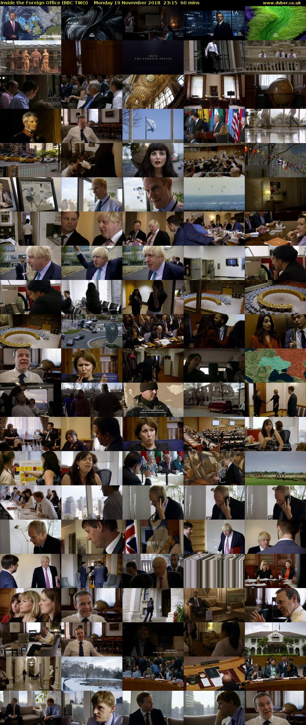 Inside the Foreign Office (BBC TWO) Monday 19 November 2018 23:15 - 00:15