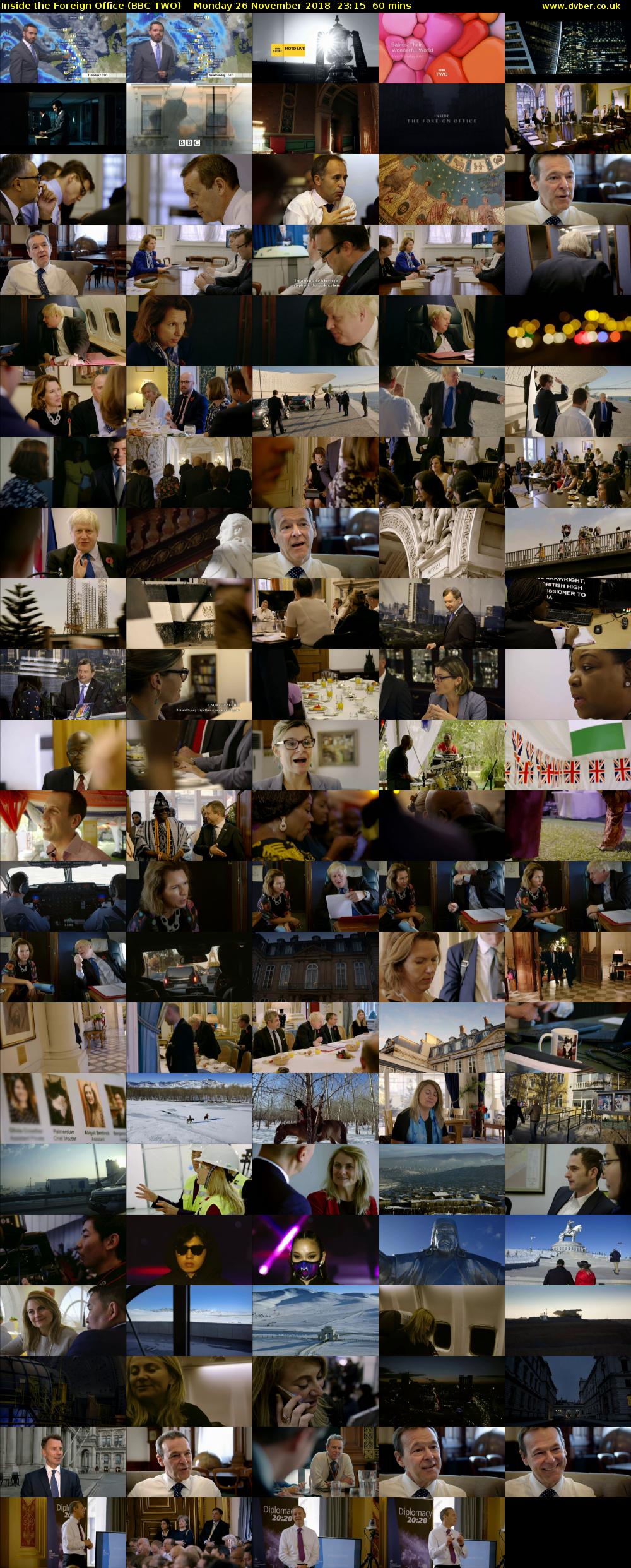 Inside the Foreign Office (BBC TWO) Monday 26 November 2018 23:15 - 00:15