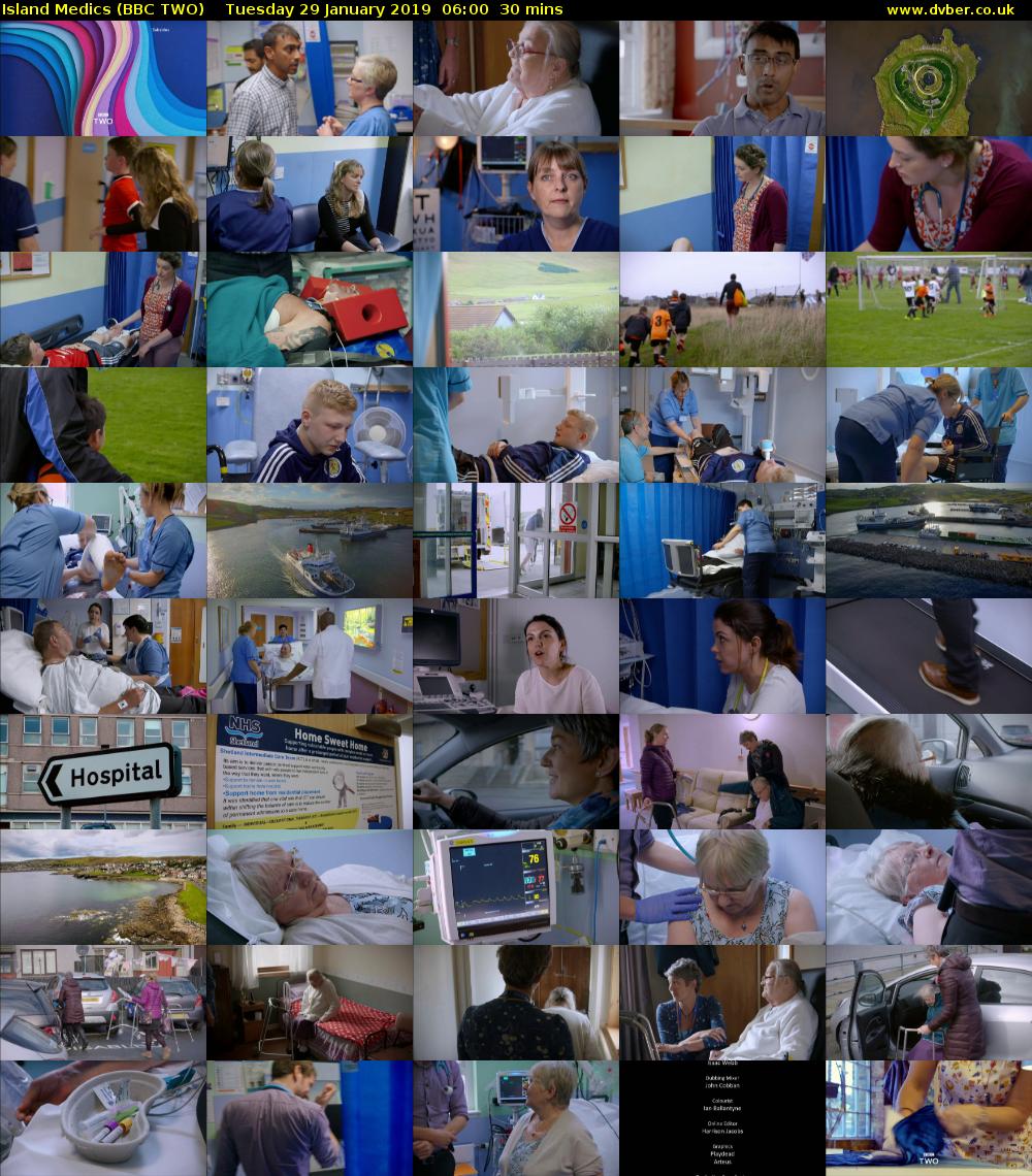 Island Medics (BBC TWO) Tuesday 29 January 2019 06:00 - 06:30