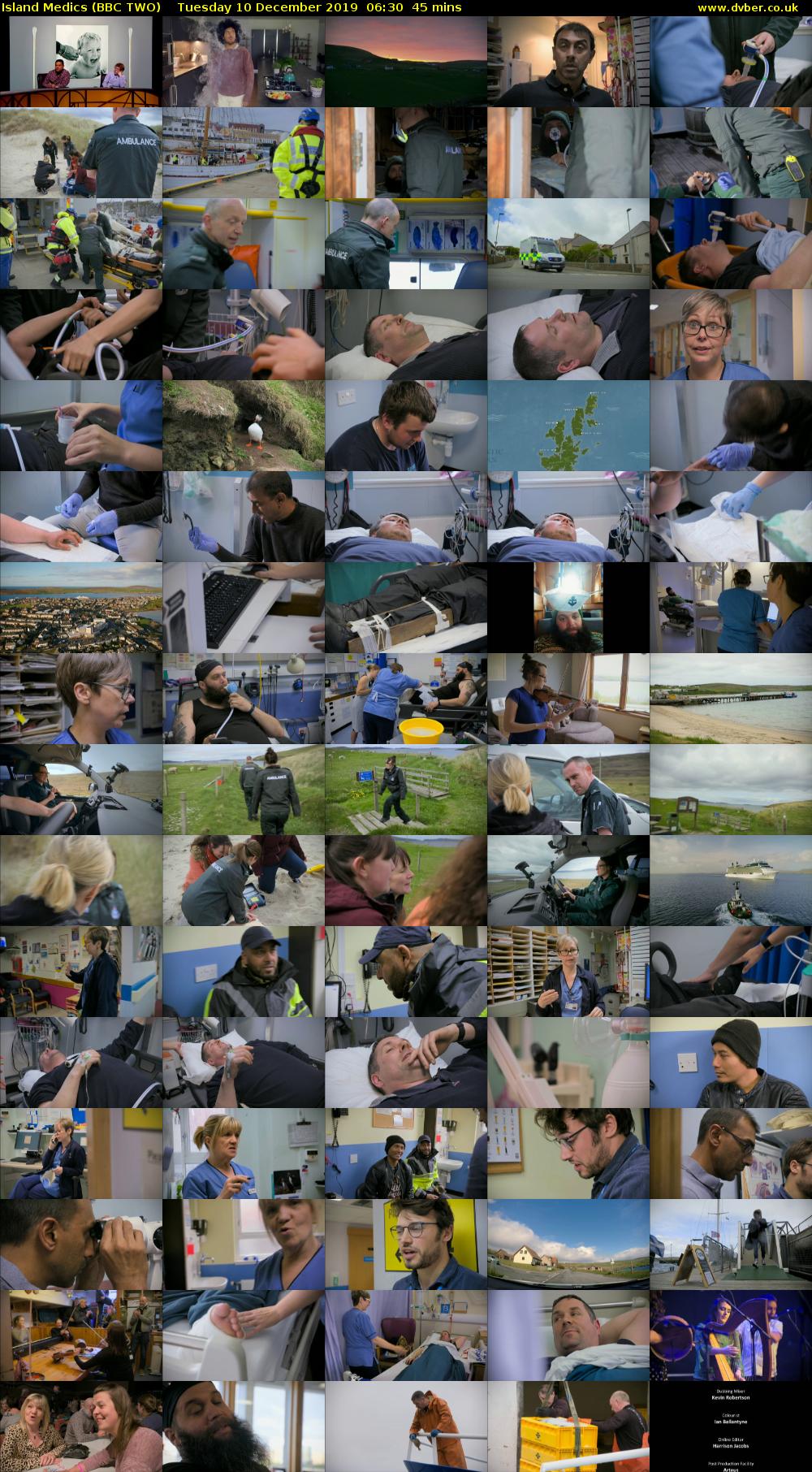 Island Medics (BBC TWO) Tuesday 10 December 2019 06:30 - 07:15