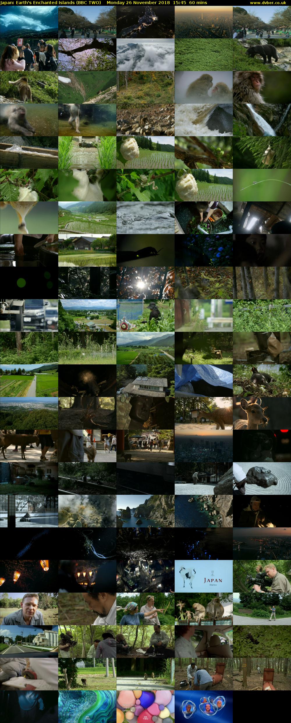 Japan: Earth's Enchanted Islands (BBC TWO) Monday 26 November 2018 15:45 - 16:45