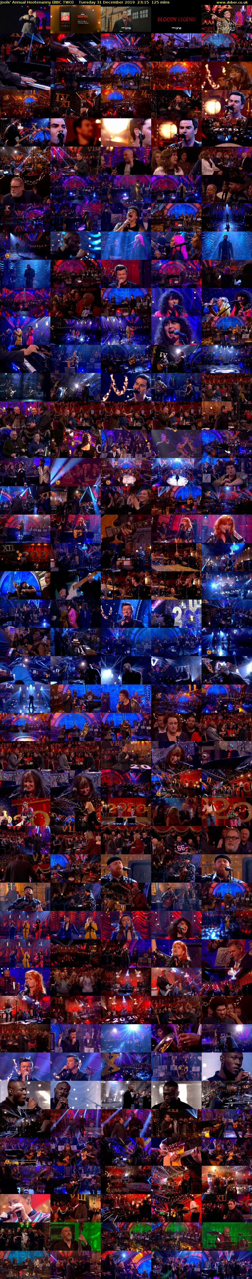 Jools' Annual Hootenanny (BBC TWO) Tuesday 31 December 2019 23:15 - 01:20