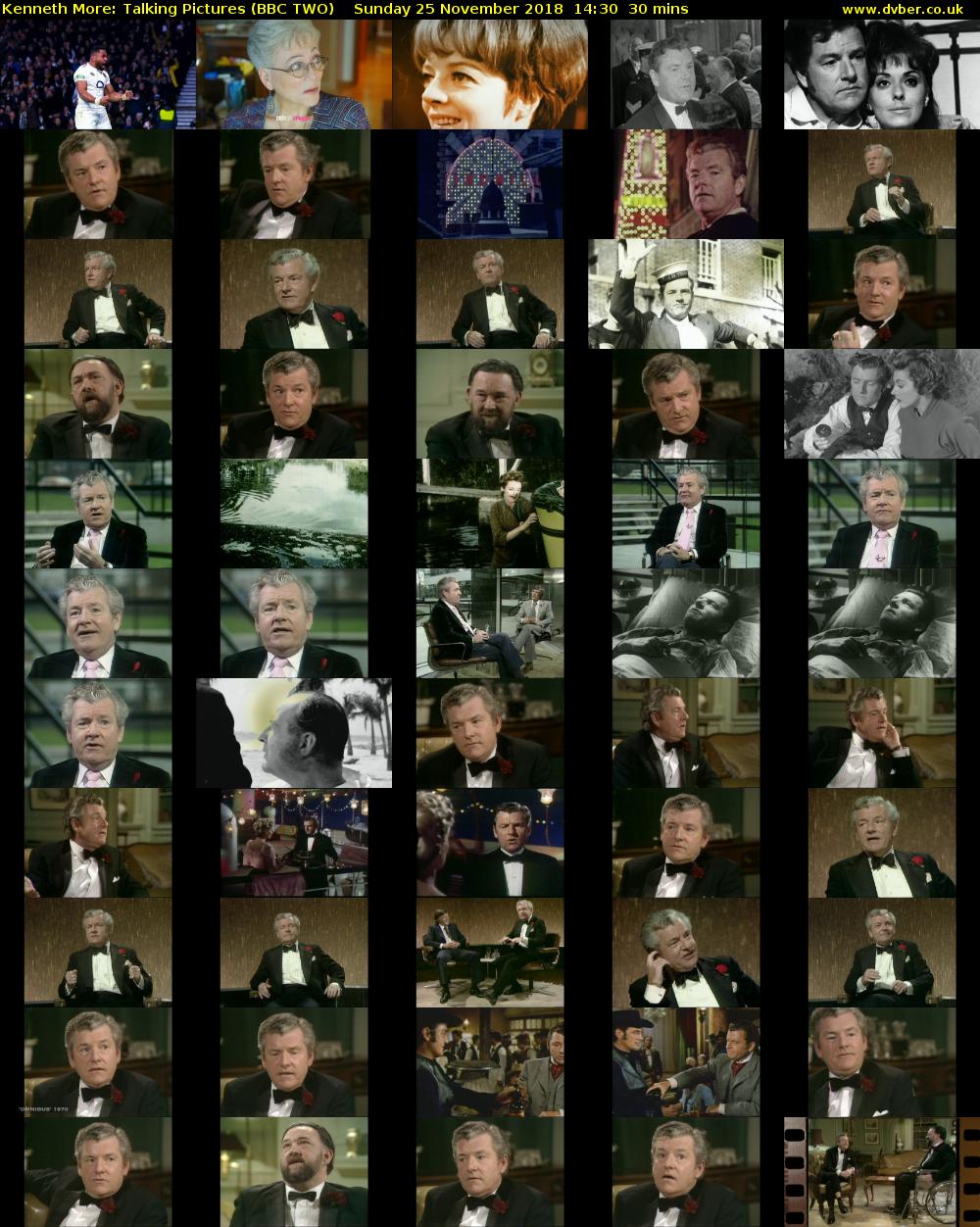 Kenneth More: Talking Pictures (BBC TWO) Sunday 25 November 2018 14:30 - 15:00