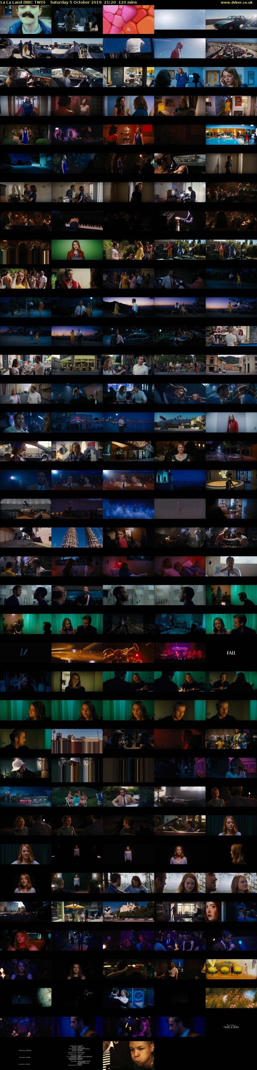 La La Land (BBC TWO) Saturday 5 October 2019 21:20 - 23:20