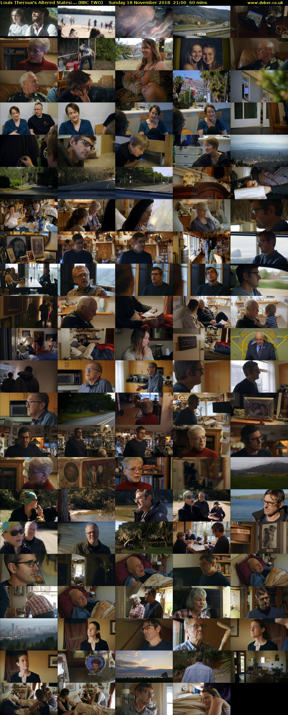 Louis Theroux's Altered States:... (BBC TWO) Sunday 18 November 2018 21:00 - 22:00