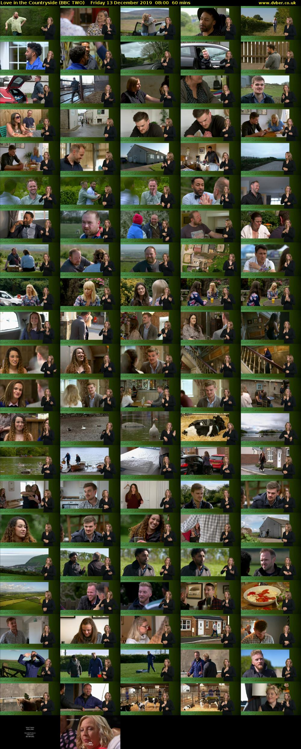 Love in the Countryside (BBC TWO) Friday 13 December 2019 08:00 - 09:00