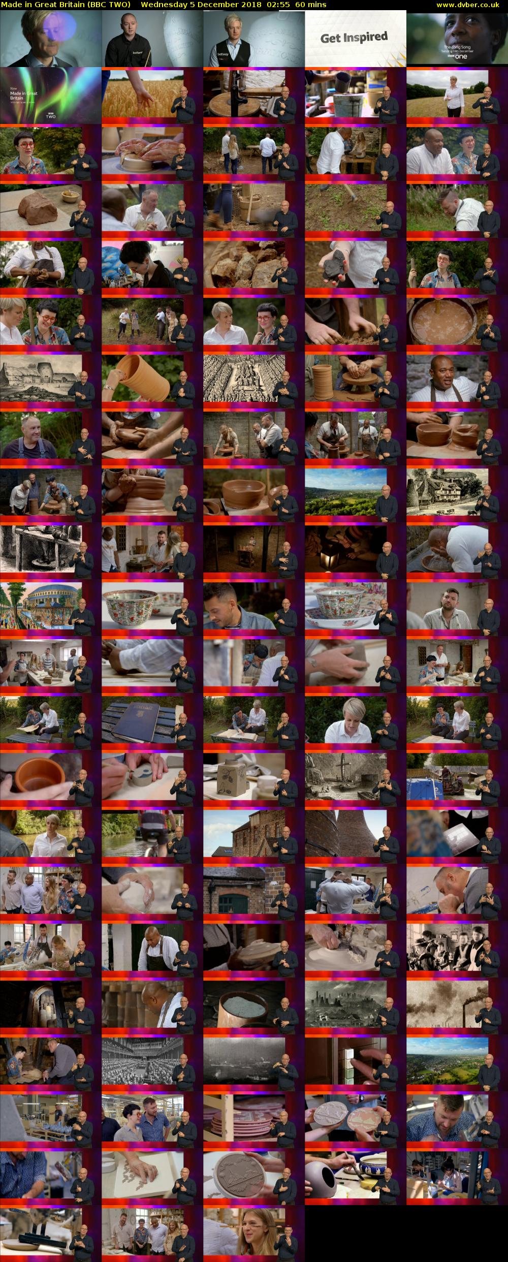 Made in Great Britain (BBC TWO) Wednesday 5 December 2018 02:55 - 03:55