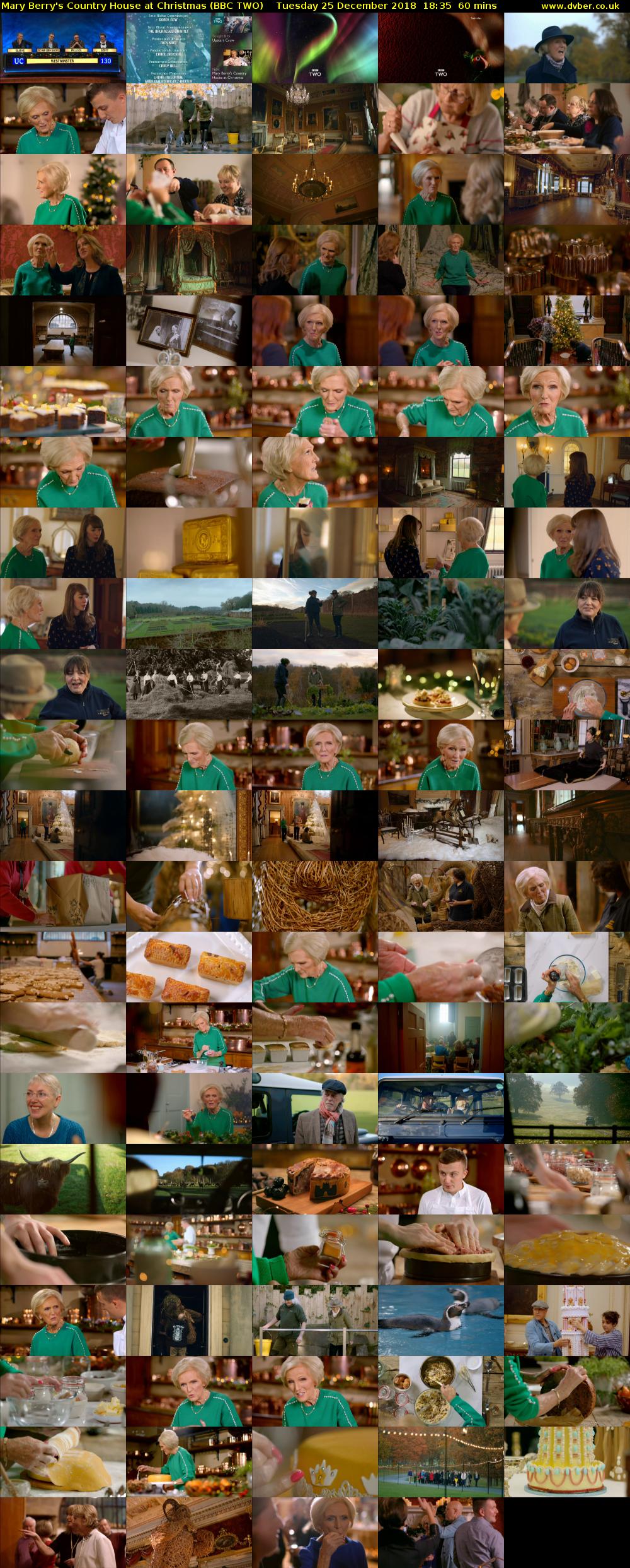 Mary Berry's Country House at Christmas (BBC TWO) Tuesday 25 December 2018 18:35 - 19:35