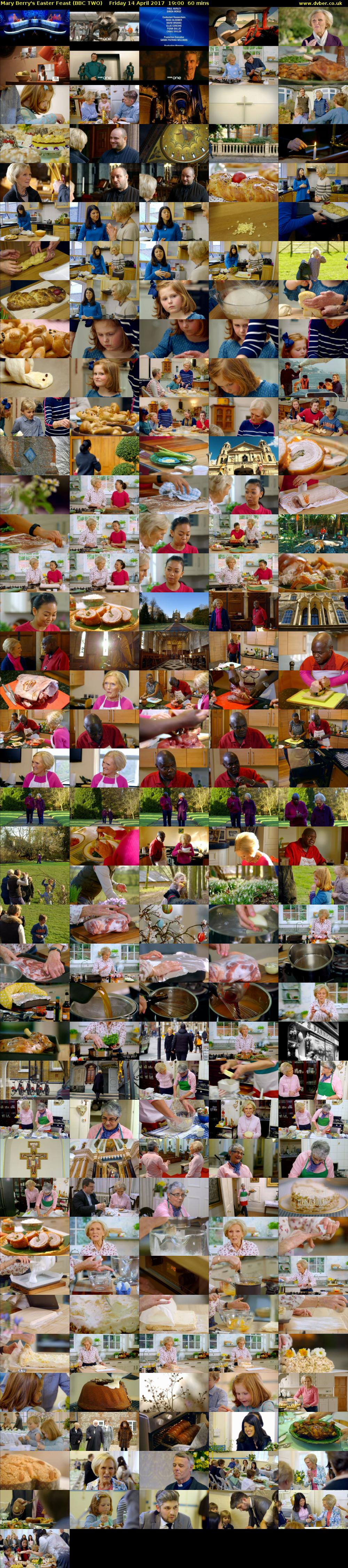 Mary Berry's Easter Feast (BBC TWO) Friday 14 April 2017 19:00 - 20:00