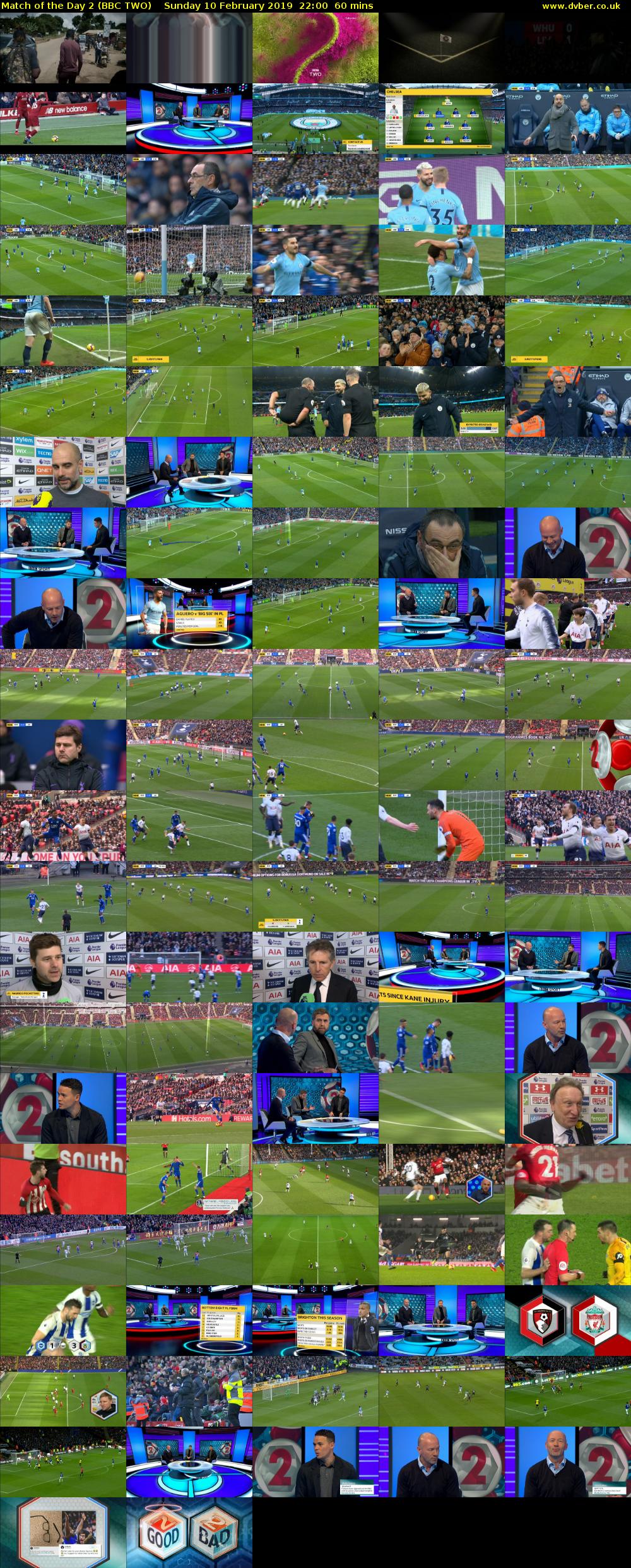 Match of the Day 2 (BBC TWO) Sunday 10 February 2019 22:00 - 23:00