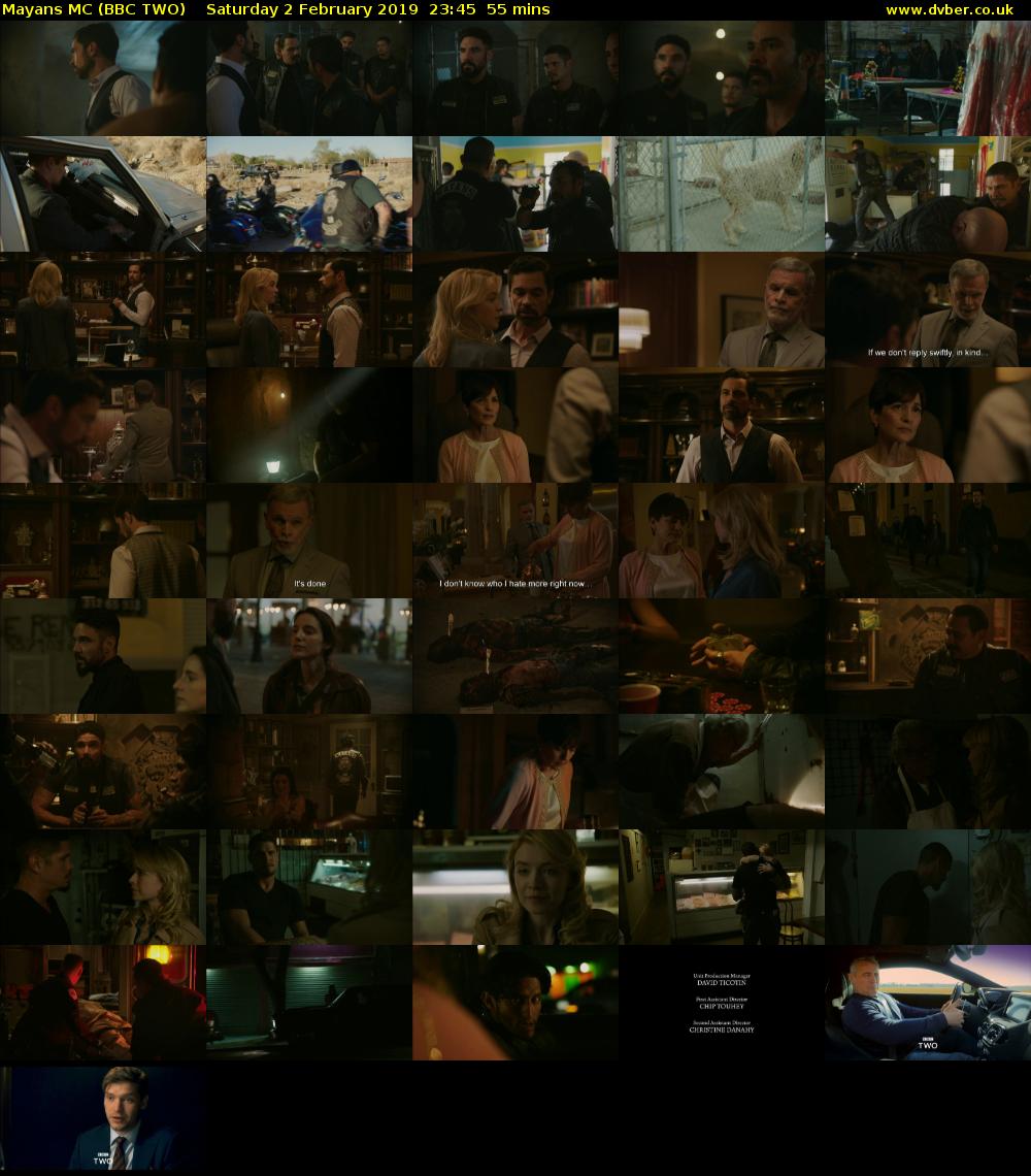 Mayans MC (BBC TWO) Saturday 2 February 2019 23:45 - 00:40