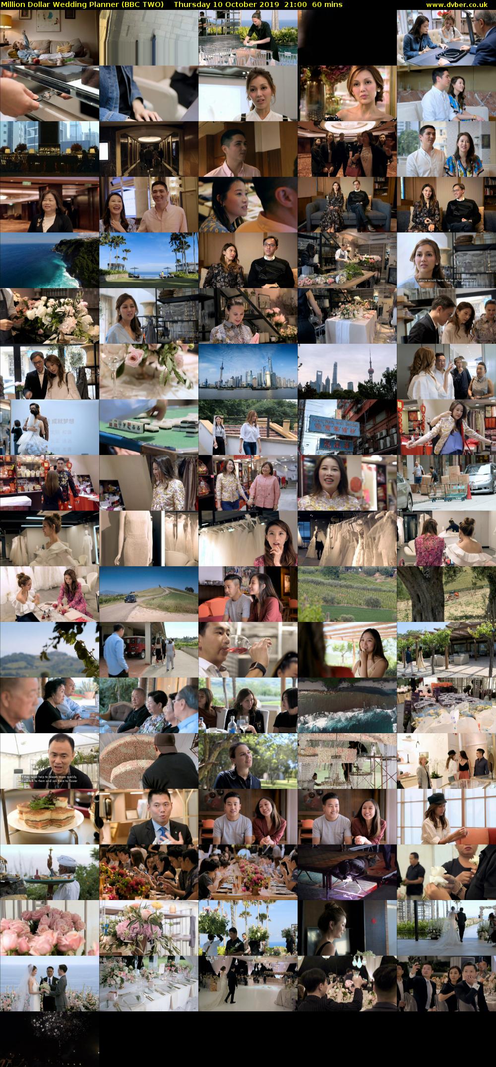 Million Dollar Wedding Planner (BBC TWO) Thursday 10 October 2019 21:00 - 22:00